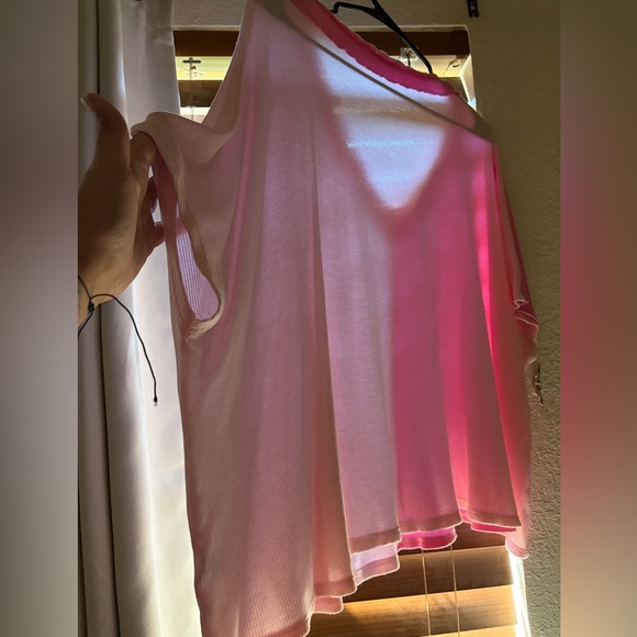 Pink Lily Color Block Top - Picture 4 of 6